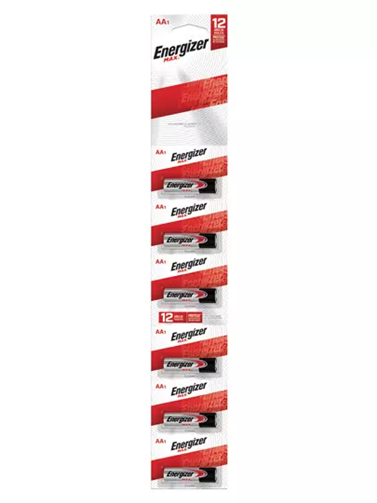 Pila Alcalina Energizer AA tira con 6 pz 1