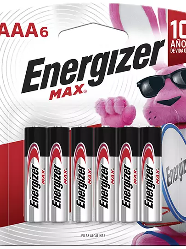 Pila alcalina Energizer Max AAA blister 1