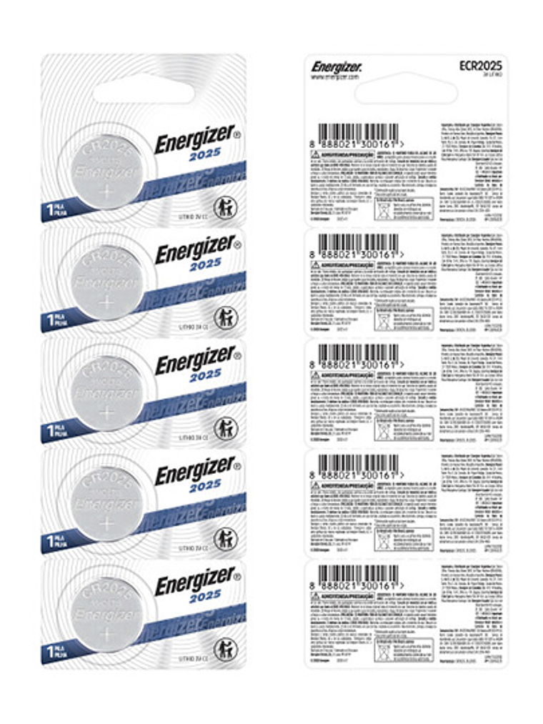 Pila de Litio Energizer 2025 de 3 v blís 1