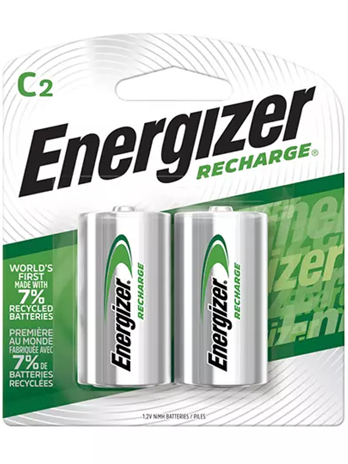 Pila Recargable Energizer C blister con 1