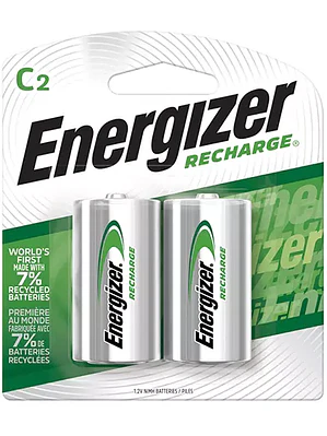 Pila Recargable Energizer C blister con