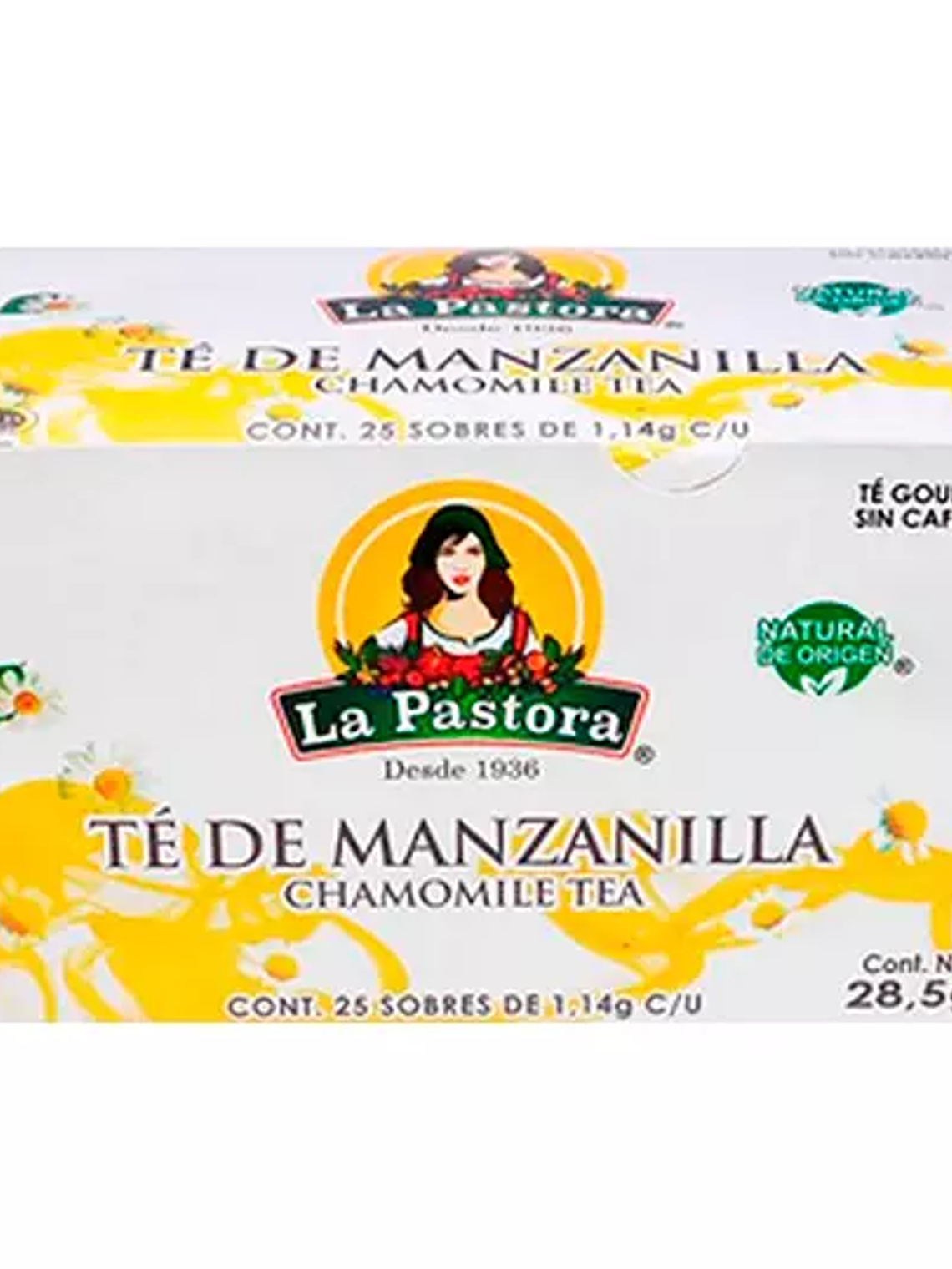 Té de manzanilla LA PASTORA caja con 25 1