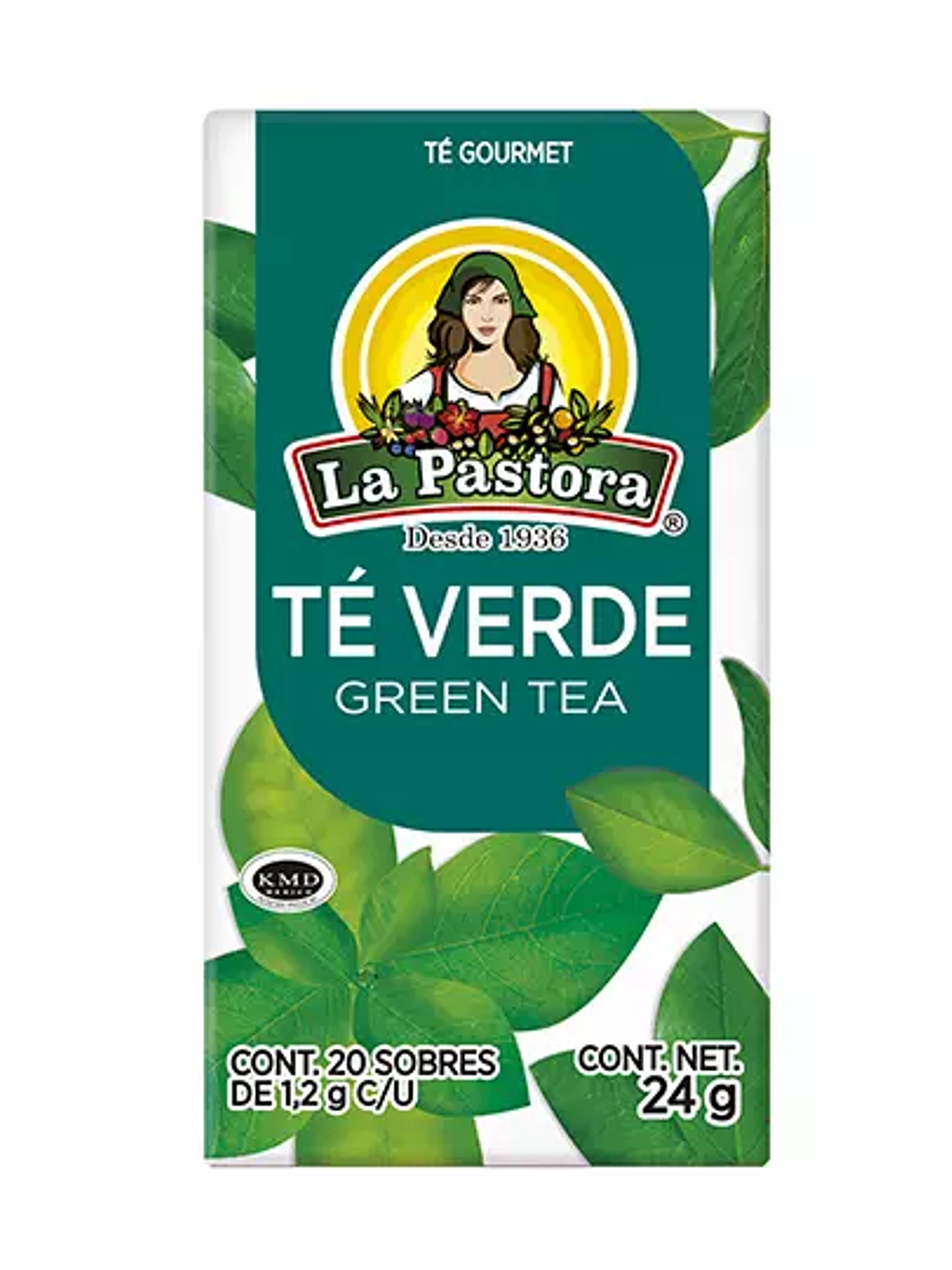 Té verde LA PASTORA caja con 25 sobres 1