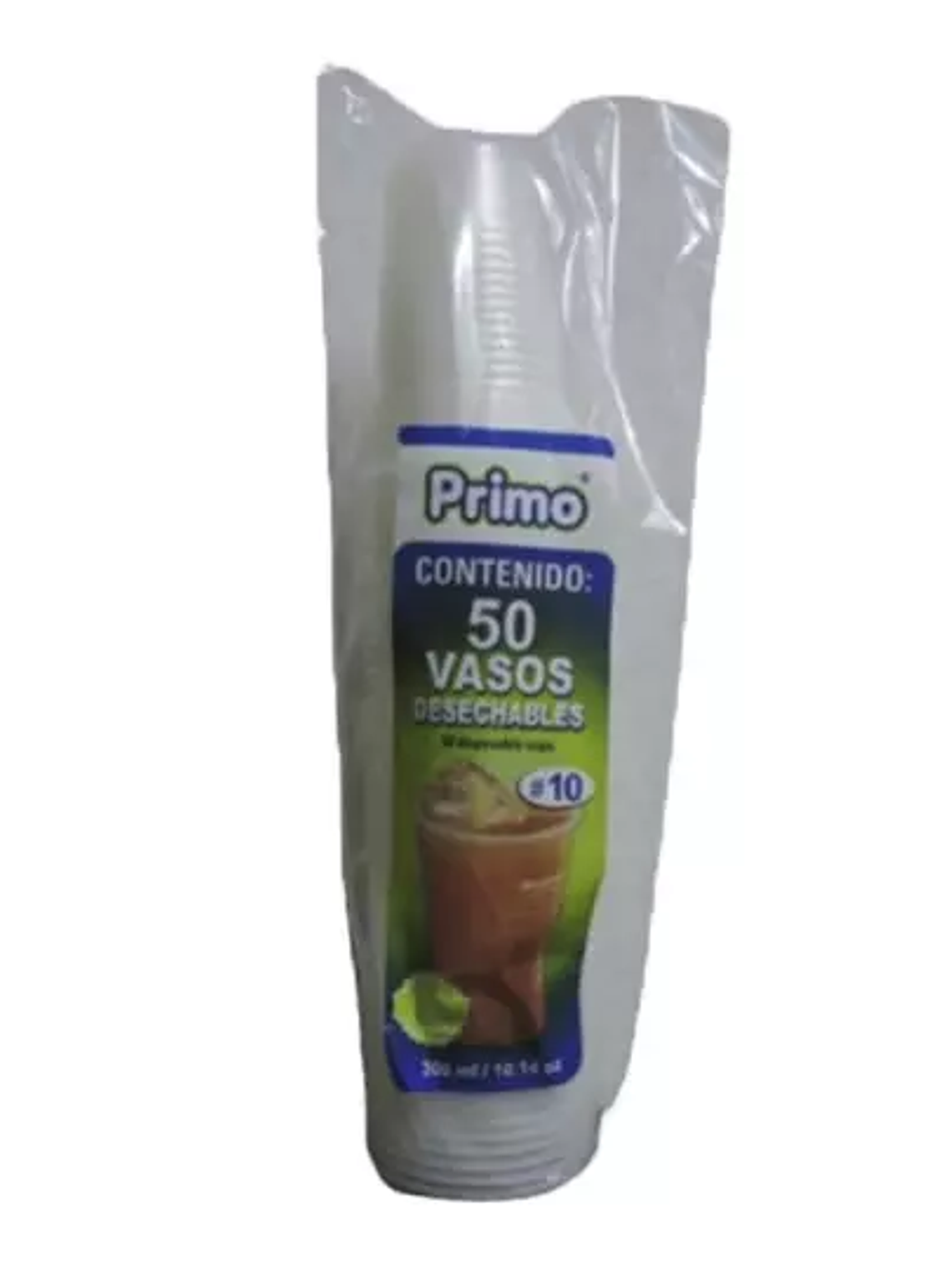 LM-Vaso de plástico transparente PRIMO n 1