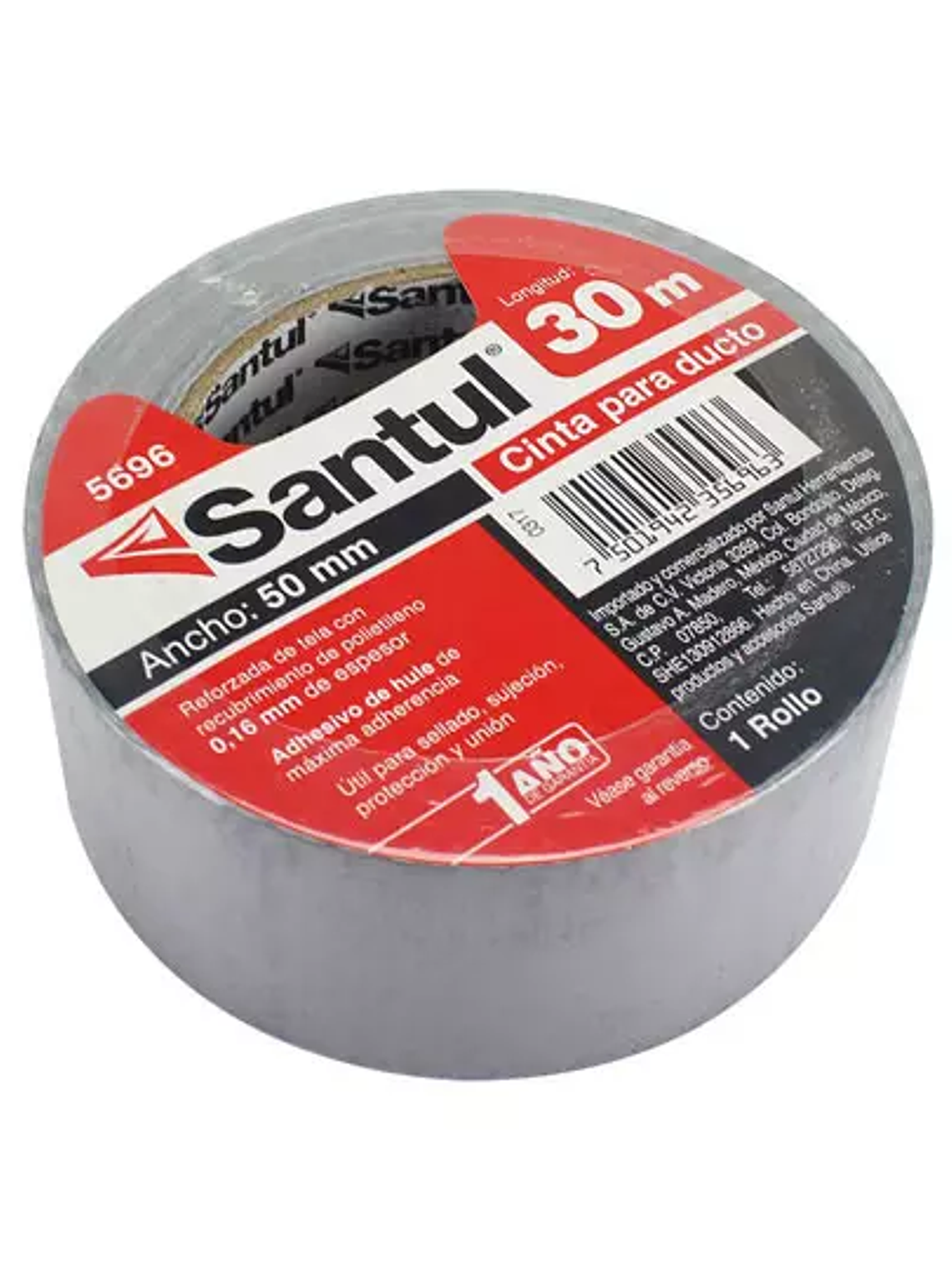 Cinta adhesiva santul para ducto 30 m 1