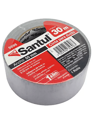 Cinta adhesiva santul para ducto 30 m