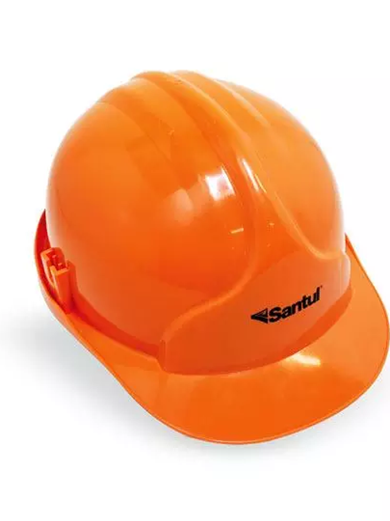 Casco de seguridad santul color naranja. 1