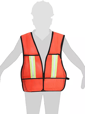 Chaleco de seguridad santul color naranj