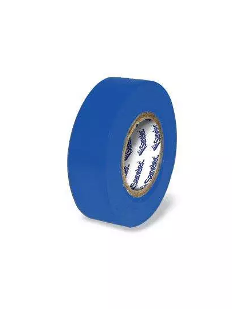 Cinta de aislar santul 9 m color azul. 1