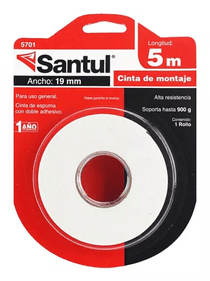 Cinta para montaje santul 5 m