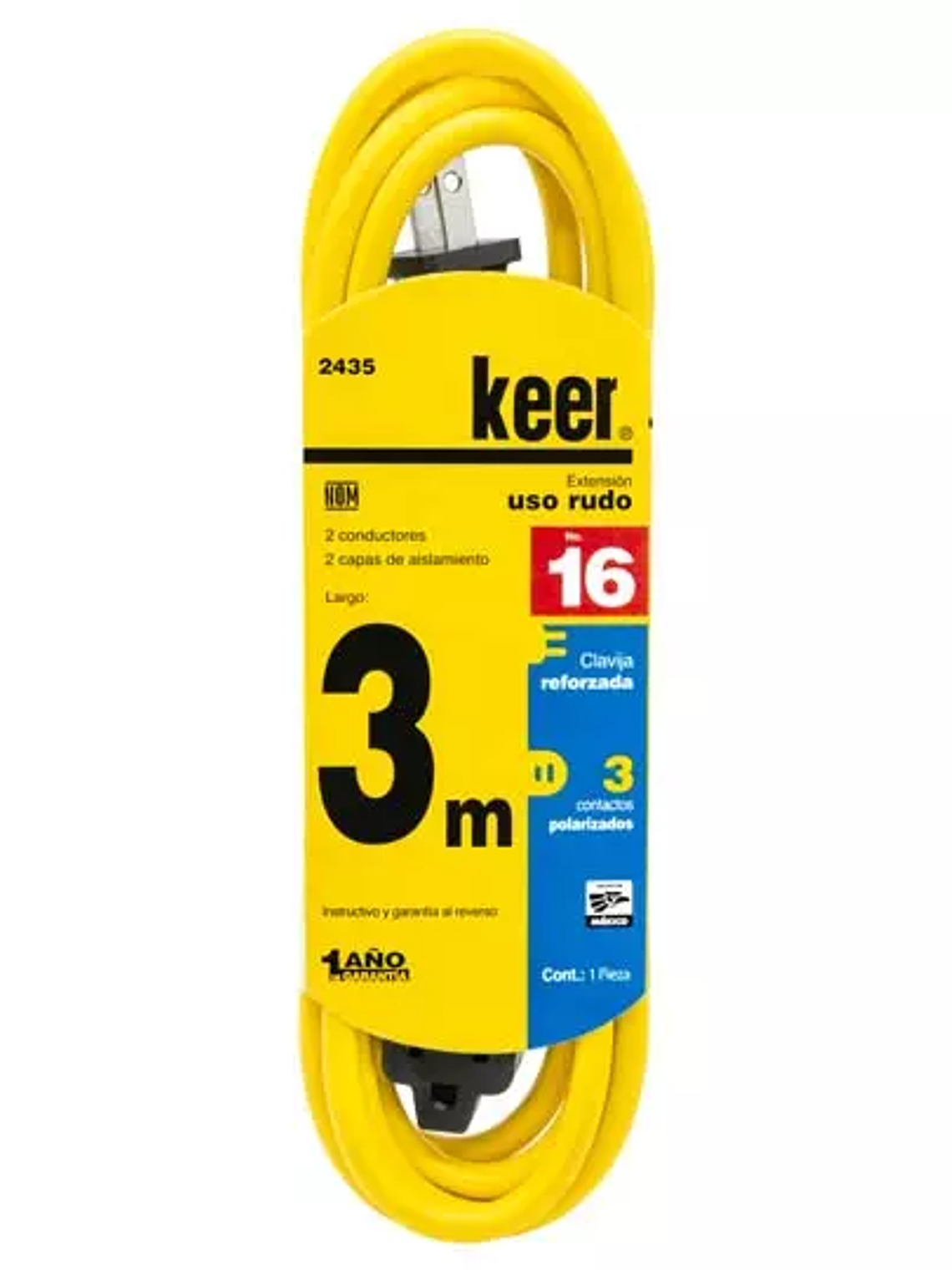 Extensión de 3 contactos santul 3 M colo 1