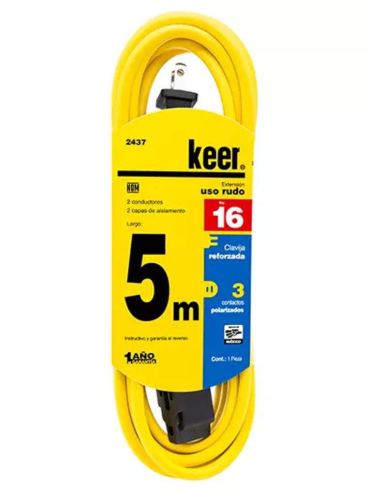 Extensión de 3 contactos santul 5 M colo 1