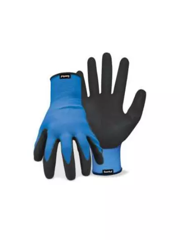 Guante de poliéster con nitrilo santul t 1