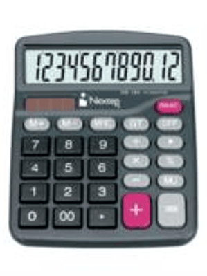 Calculadora Nextep 12 Dígitos Semi Escritorio Bateria/Solar
