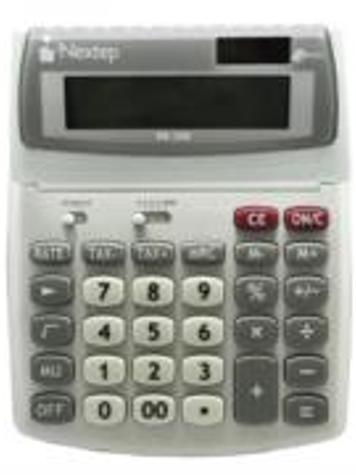 Calculadora Nextep 12 Dígitos Escritorio Función Impuestos Solar/Batería 1