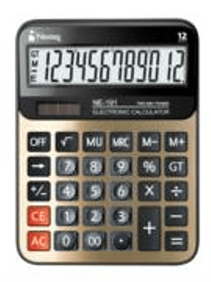 Calculadora Nextep 12 Digitos Gran Escritorio Solar/Bateria