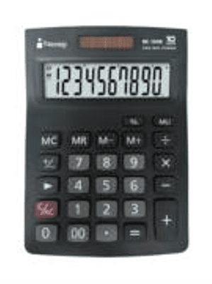 Calculadora Nextep 10 Digitos Semi Escritorio Bateria/Solar