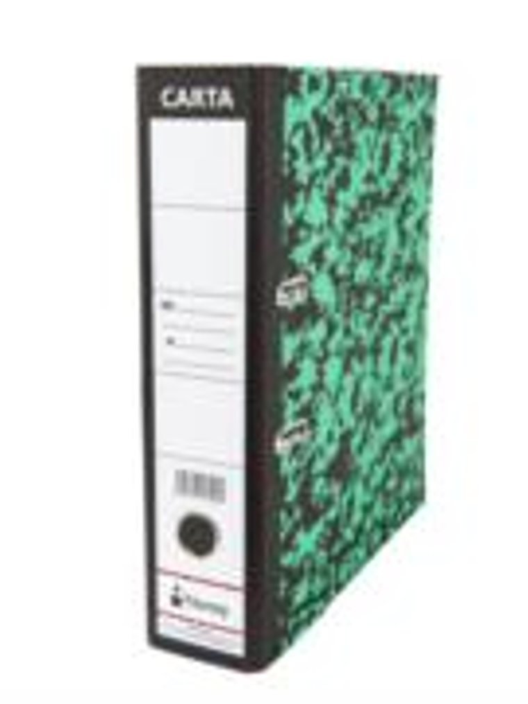 Registrador Nextep Carta Marmoleado Broche Metálico 1