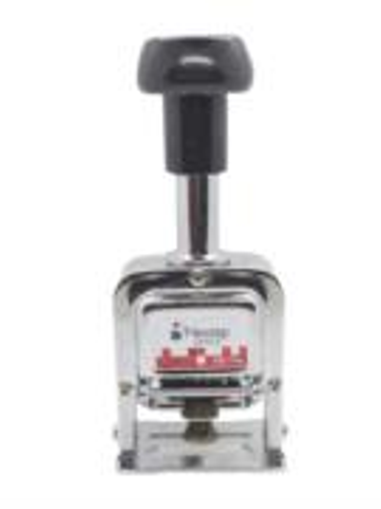 Foliador Nextep Acero 6 Dígitos 1