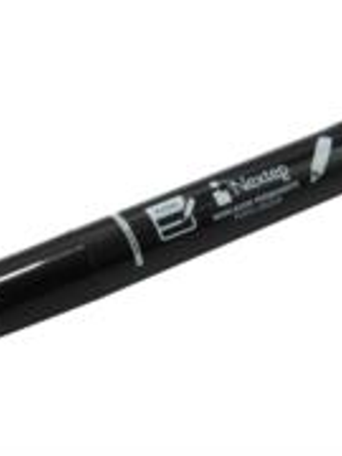 Marcador Nextep Permanente Punta Gruesa Cincel 4mm Negro c/12 Pzas 1