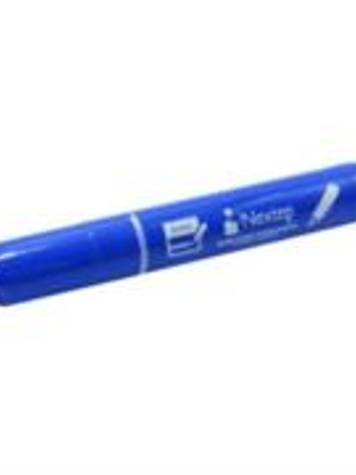 Marcador Nextep Permanente Punta Gruesa Cincel 4mm Azul c/12 Pzas 1