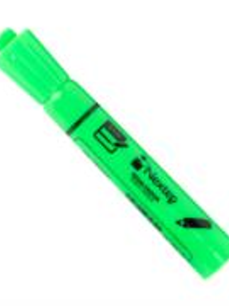Marcador Nextep Resaltador Color Verde C/12 Pzas 1