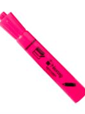 Marcador Nextep Resaltador Color Rosa C/12 Pzas