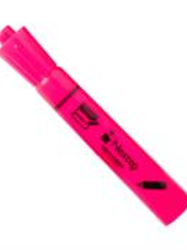Marcador Nextep Resaltador Color Rosa C/12 Pzas 1