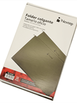 Folder Colgante Nextep Economico Oficio Color Verde Tradicional c/25