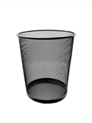 Cesto de Malla Nextep Redondo 16L Color Negro