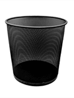 Cesto de Malla Nextep Redondo 20L Color Negro