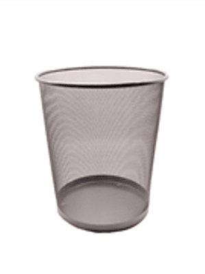 Cesto de Malla Nextep Redondo 16L Color Plata