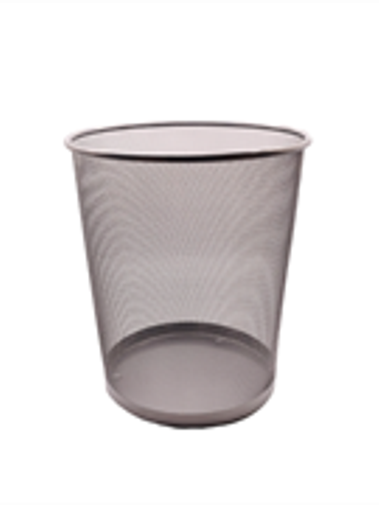Cesto de Malla Nextep Redondo 16L Color Plata 1