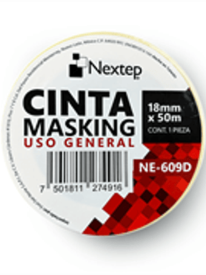 Cinta Masking Nextep Uso General 18mm x 50mts