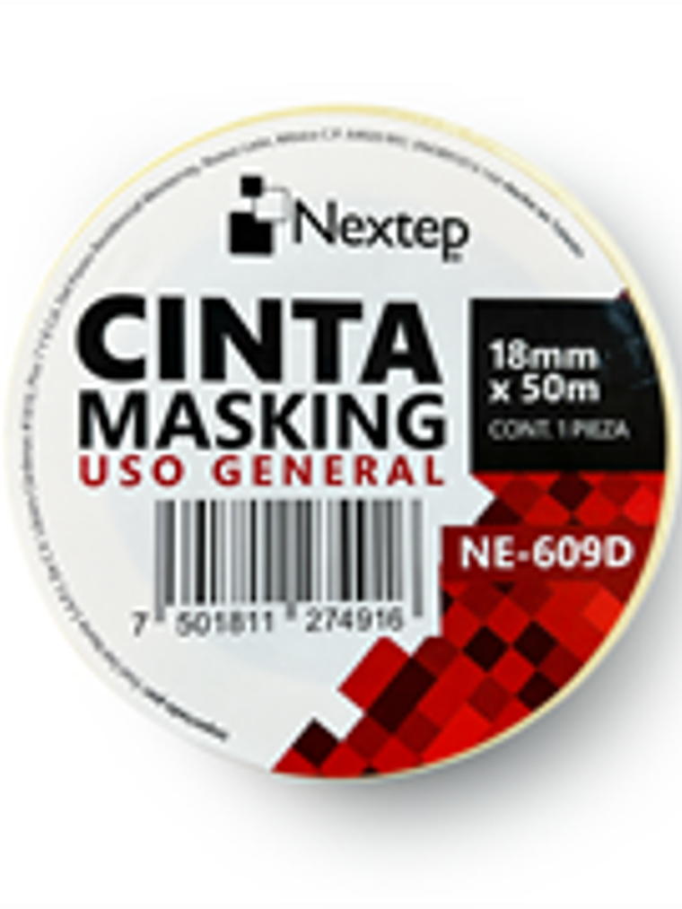 Cinta Masking Nextep Uso General 18mm x 50mts 1