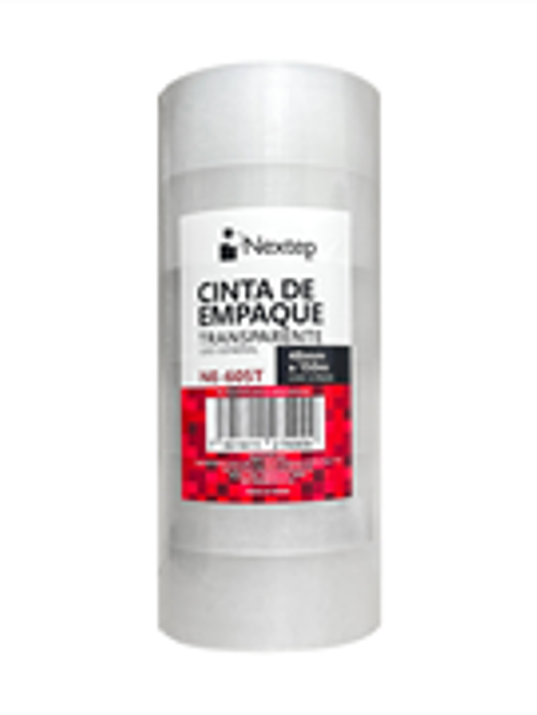 Cinta Empaque Transparente Nextep Uso General 48mm x 150mts c/6 1