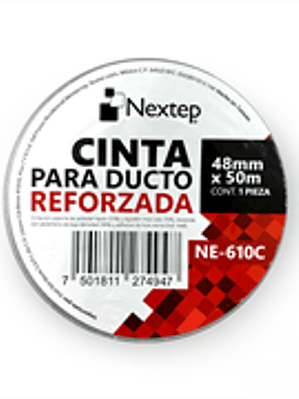 Cinta Para Ducto Nextep Reforzada 48mm x 50mts