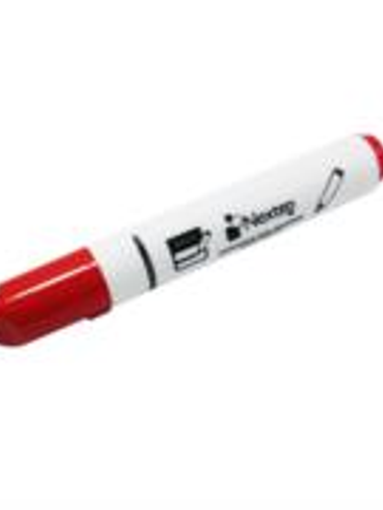 Marcador Nextep para Pizarrón Blanco Color Rojo C/12 Pzas 1