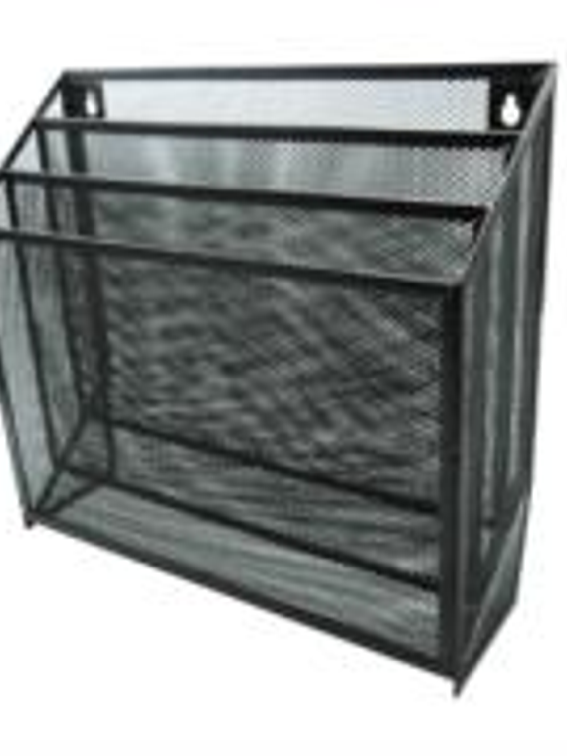 Clasificador Nextep Malla Metálica 3 Niveles Grande Caja Blanco-Negro 1