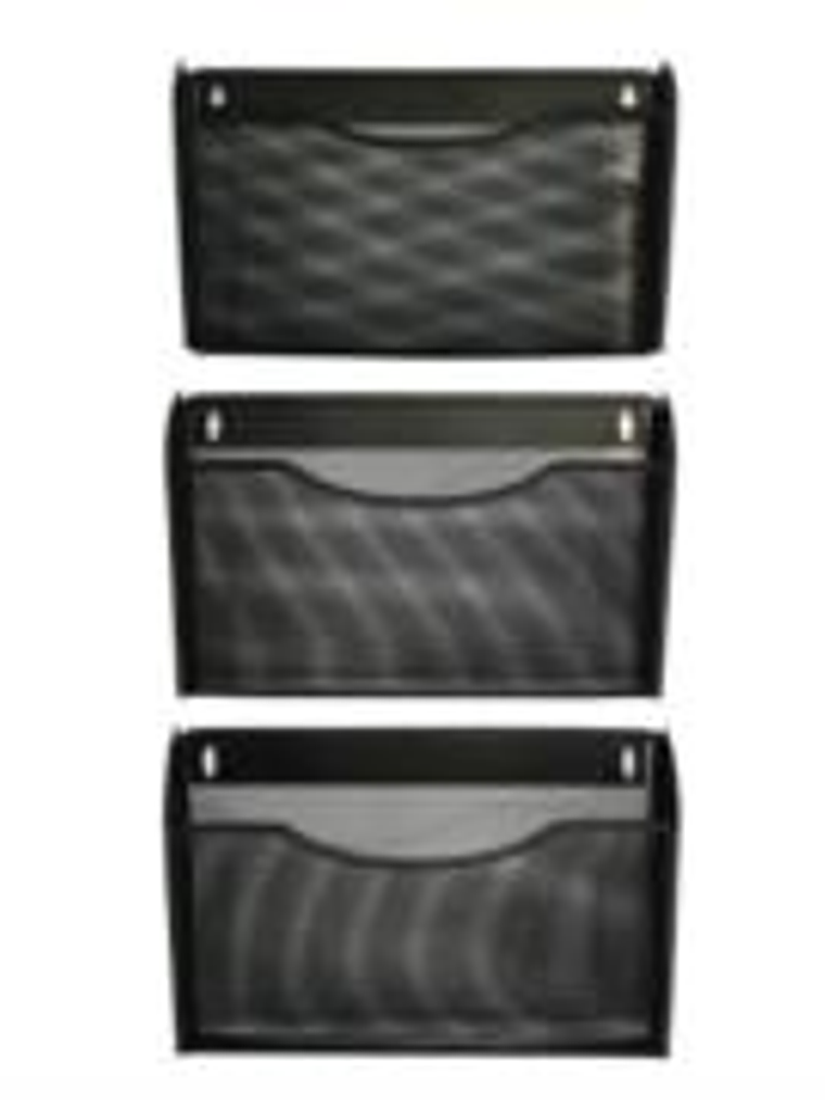 Revistero Nextep de Pared Malla Metalica C/3 1