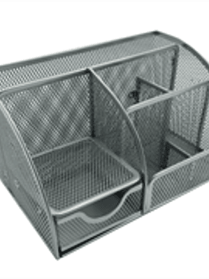 Organizador Nextep Malla Metálica 7 Secciones Plata