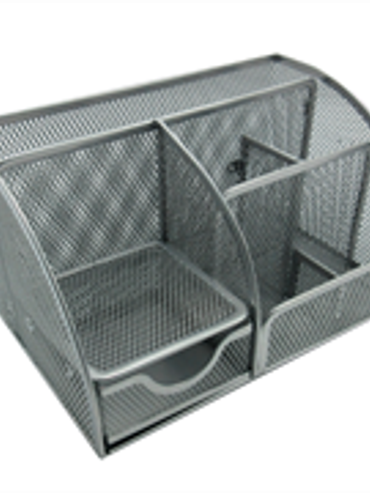 Organizador Nextep Malla Metálica 7 Secciones Plata 1