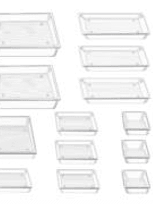 Juego de 13 Organizadores Nextep para Cajón Transparente Pet