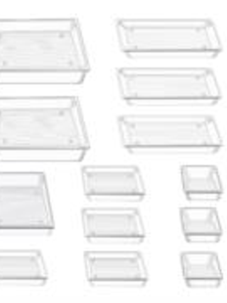 Juego de 13 Organizadores Nextep para Cajón Transparente Pet 1