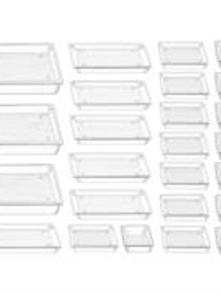 Juego de 25 Organizadores Nextep para Cajon Transparente Pet 1