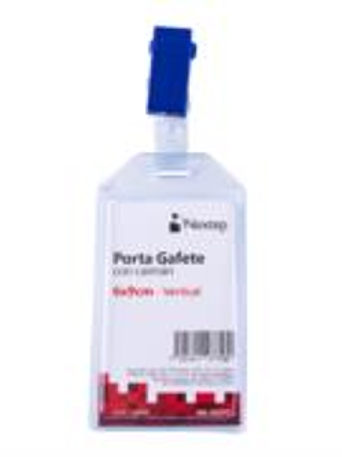 Porta Gafete Plastico Flexible Vertical Nextep 6x9cm con Caiman C/12 1