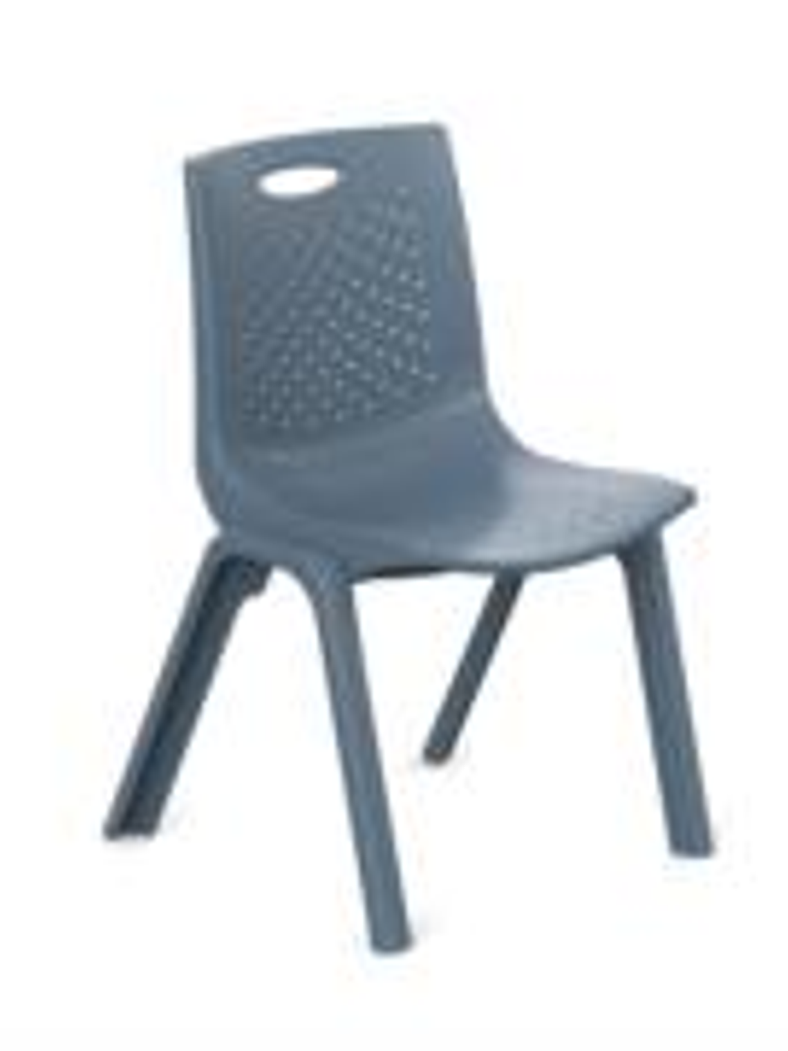 Silla de Visitas/Comedor Nextep Fibra Alta Resistencia Apilable Gris Obscuro 1