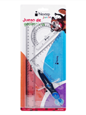 Juego de Geometria Nextep Grande 5 Piezas