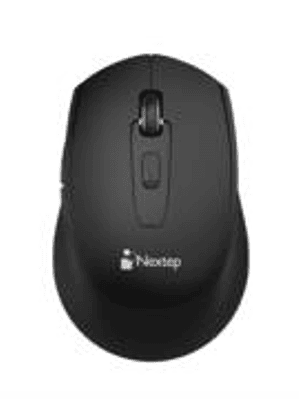 Mouse Nextep Bluetooth Color Negro 1600 Dpi Bateria Incluida