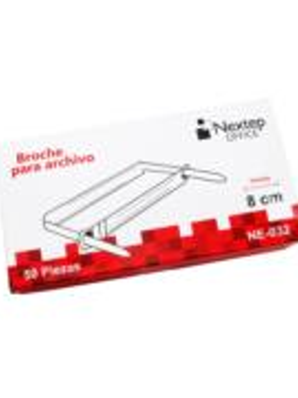 Broche Nextep Archivo No.8 cm C/50 Pzas 1